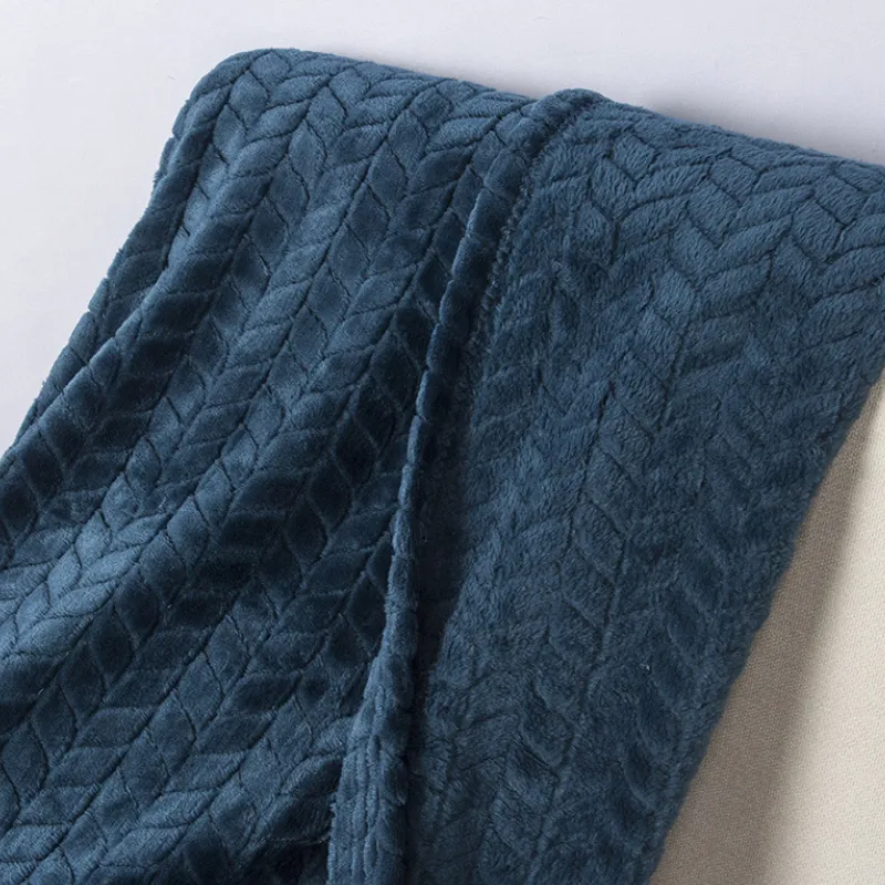 Jacquard elétrico descalço robusto de duas camadas de microfibra de luxo aconchegante flanela polar felpuda colada hermes cobertor aquecido para sofá sofá de viagem