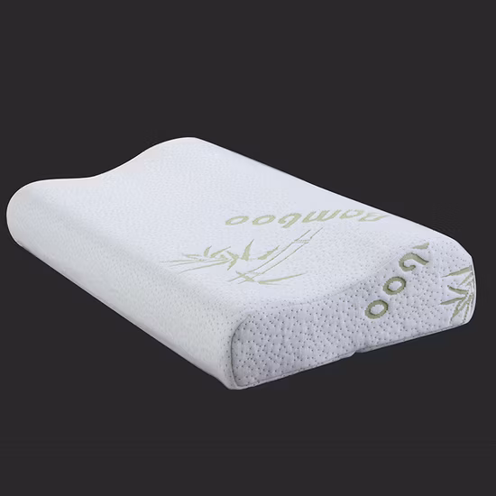 Rolo de capa de bambu com almofada de contorno de fabricação de fábrica compactado em uma caixa