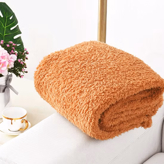 Venda por atacado de produtos para animais de estimação cobertor de lã de microfibra dupla face para cães