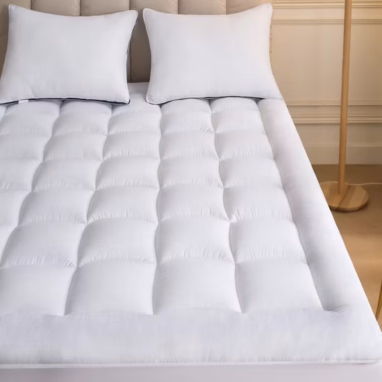 Capa de colchão de algodão para hotel, cobertura de colchão de cama Queen Size 300tc